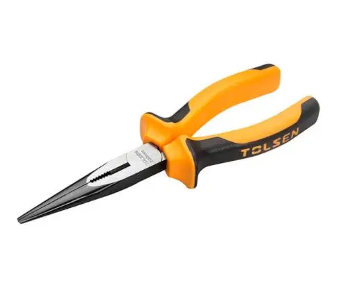 Pinza Recta 8" Mango plástico industrial acero