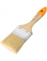 Brocha mango de madera 4"
