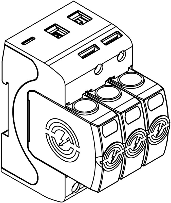 SUPRESOR MODELO V50-3-385 285V OBO BETTERMANN - Imagen 3