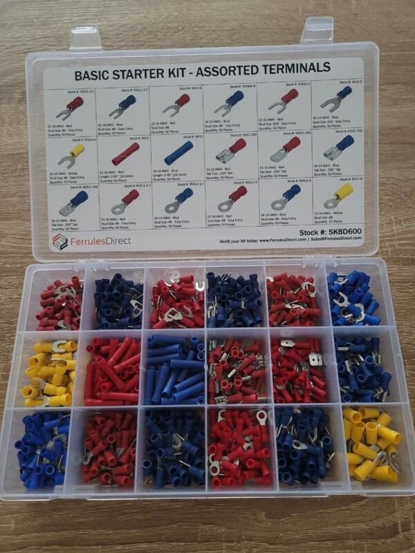 Kit de terminales eléctricas 800pzs