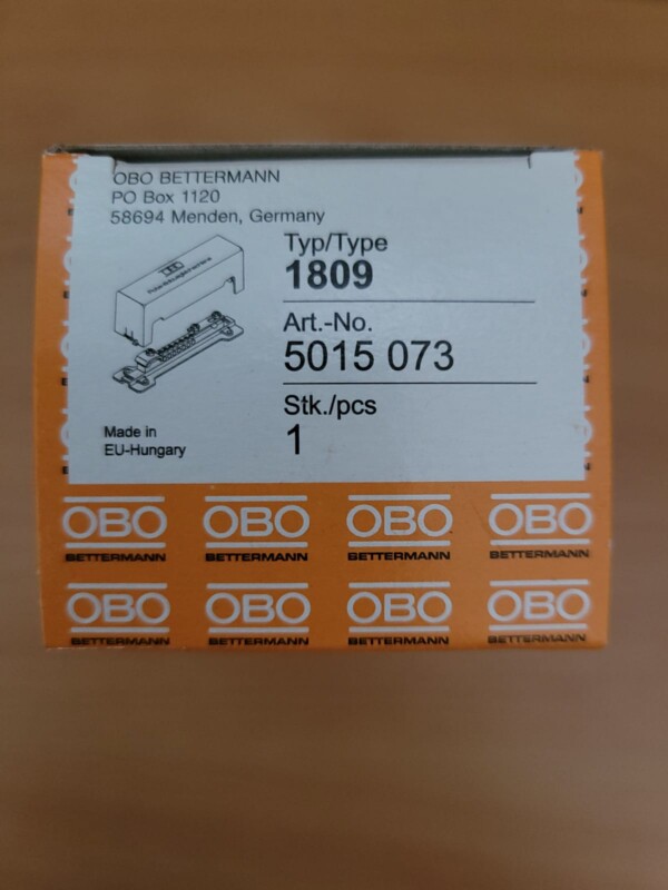 Barra equipotencial con placa de fondo de plástico - Imagen 4