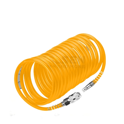 Manguera para compresor tipo resorte de 1/4" x 10M