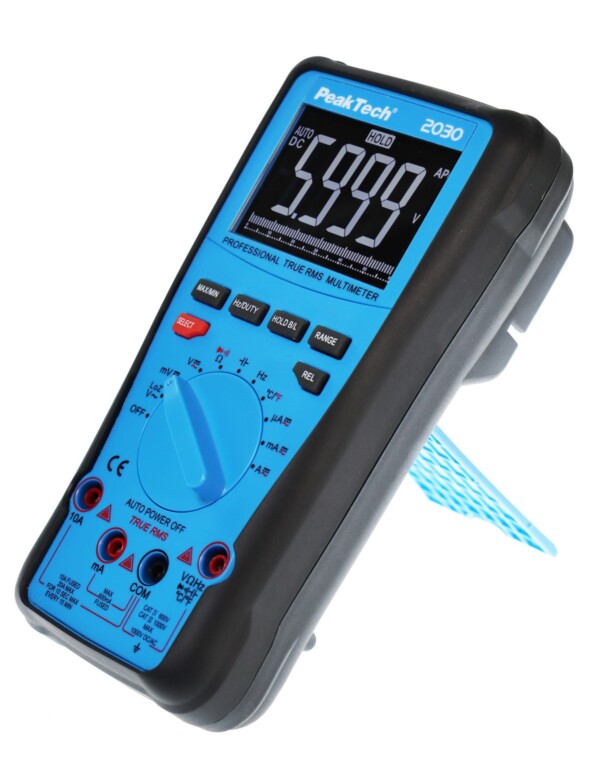 Multímetro Digital TRUERMS 1000V 6000 Counts P-2030