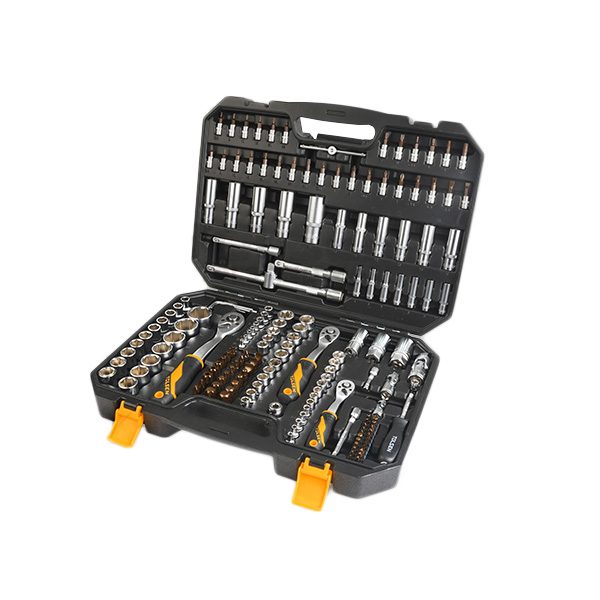 Juego de copas milimétrico 175pzas 1/4", 3/8", 1/2"