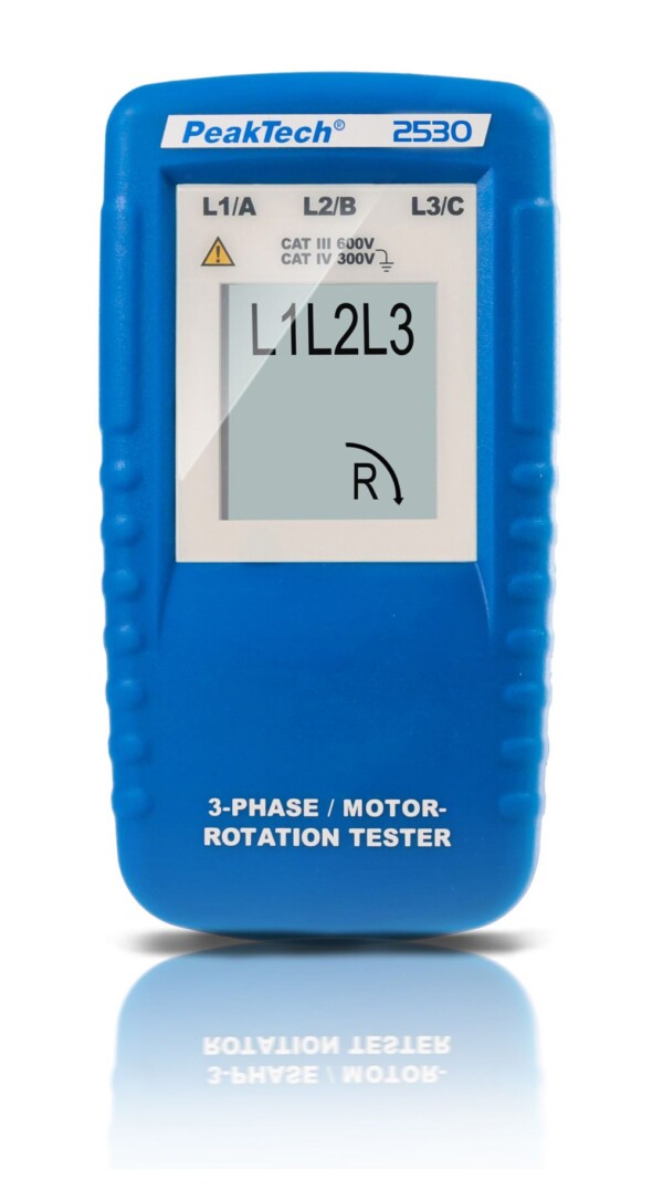 Indicador de dirección de motor trifásico LCD