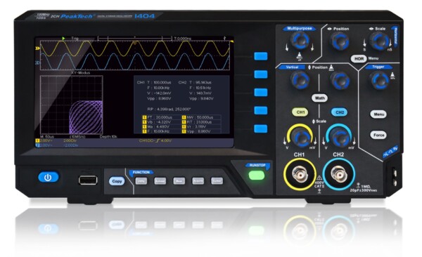 Osciloscopio digital 100 MHz / 2CH, 1 GS/s