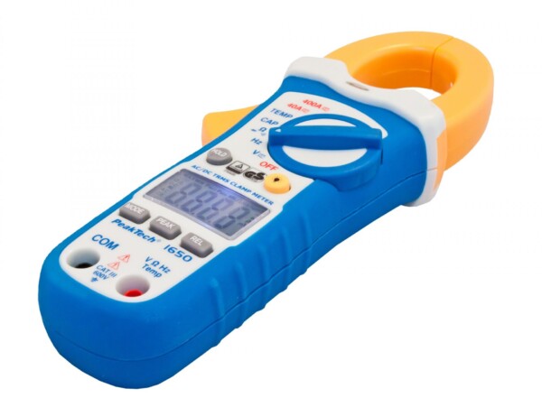 Medidor de Pinza TrueRMS, 4000 cuentas 400A AC/DC