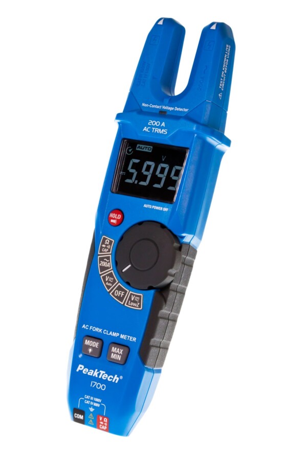 Medidor de Pinza TRMS, 6000 cuentas, 200A AC 1000V - Imagen 3