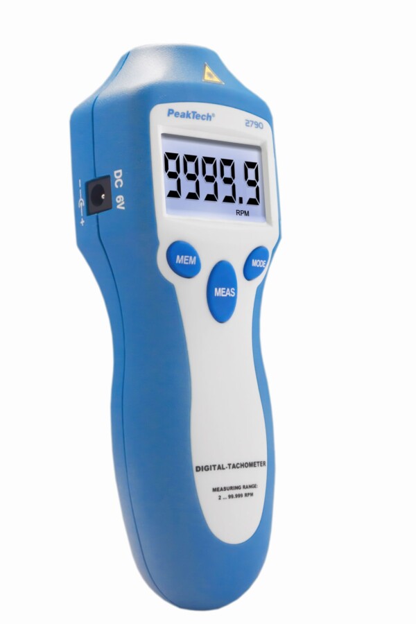 Tacómetro, 5 dígitos, 1...99999 rpm