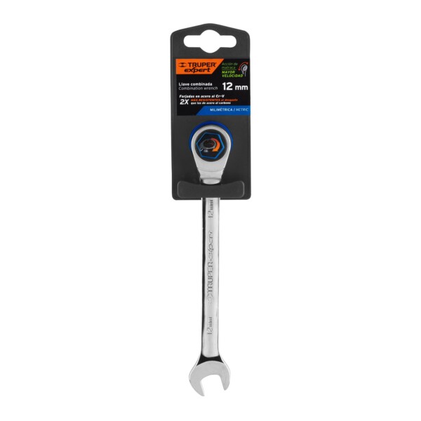 Llave combinada con Matraca 12MM x 166 MM