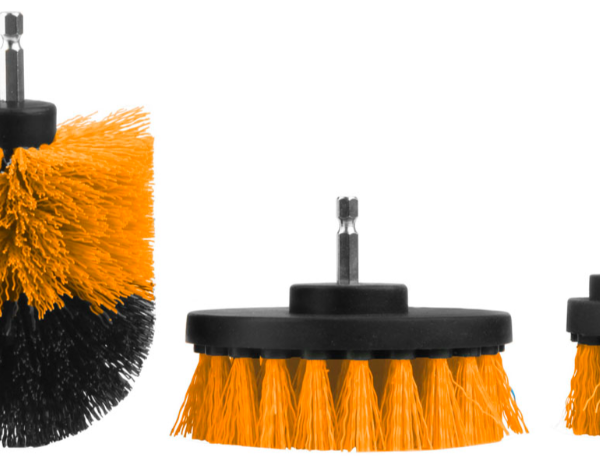 Set de 3 Cepillos P/Taladro SDS 1/4´´, 3-1/2´´