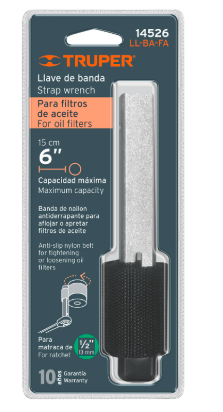 Llave de Banda de Nylon 6´ Para filtro de Aceite