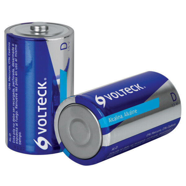 Blíster con 2 pilas alcalinas C, VOLTECK