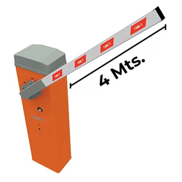 Barrera LT4 Brazo 4 Reversible Mts Sin Iluminación Color Naranja CAME