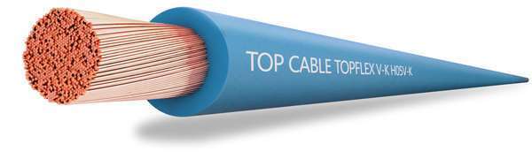 Cable Azul flexible extra deslizante para instalaciones domésticas e industriales/ 0,75mm2 /100m