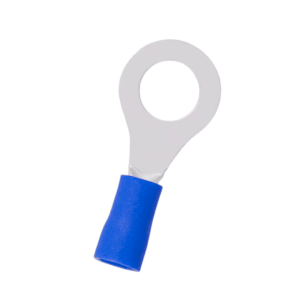 Terminal Electrica 16-14AWG Tipo argolla Azul