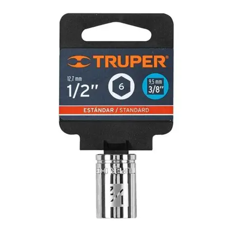 DADO DE 1/2´´, 12 PUNTAS CUADRO 5/8 TRUPER 12,7MM