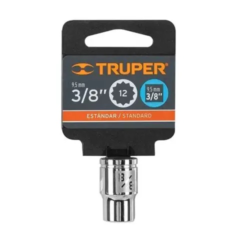 DADO DE 3/8´´ 12 PUNTAS CUADRO 3/8 TRUPER