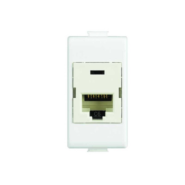Toma de RJ45 blanco BTCINO